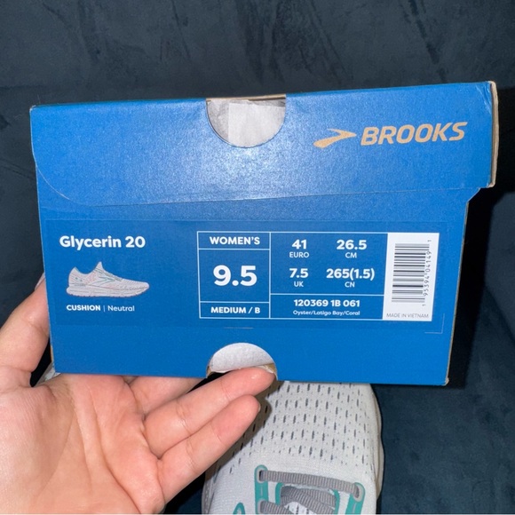 New Size 9.5 Brooks Glycerin 20 Sneakers - Picture 8 of 8